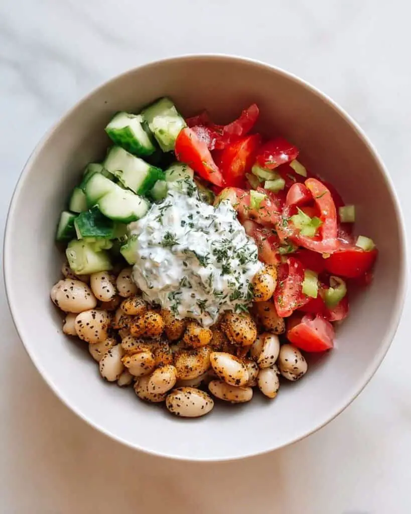 5-Minute Cannellini Bean Salad with Herbs and Spices Recipe