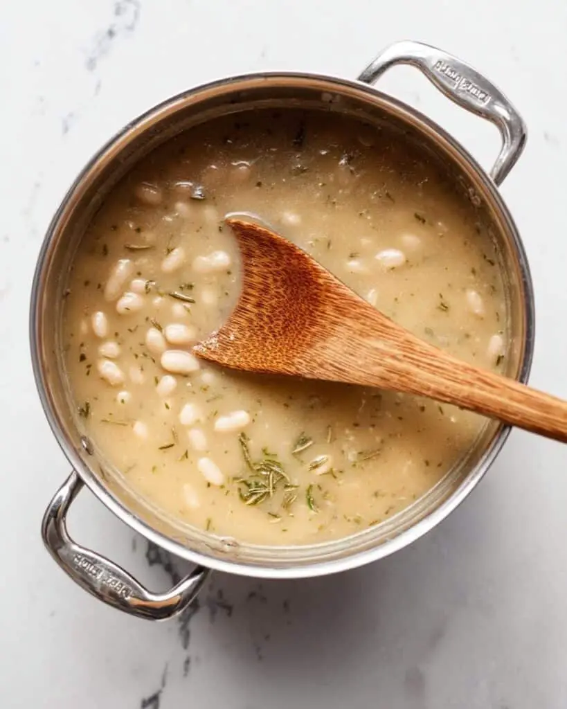 Rosemary Garlic White Bean Soup Recipe