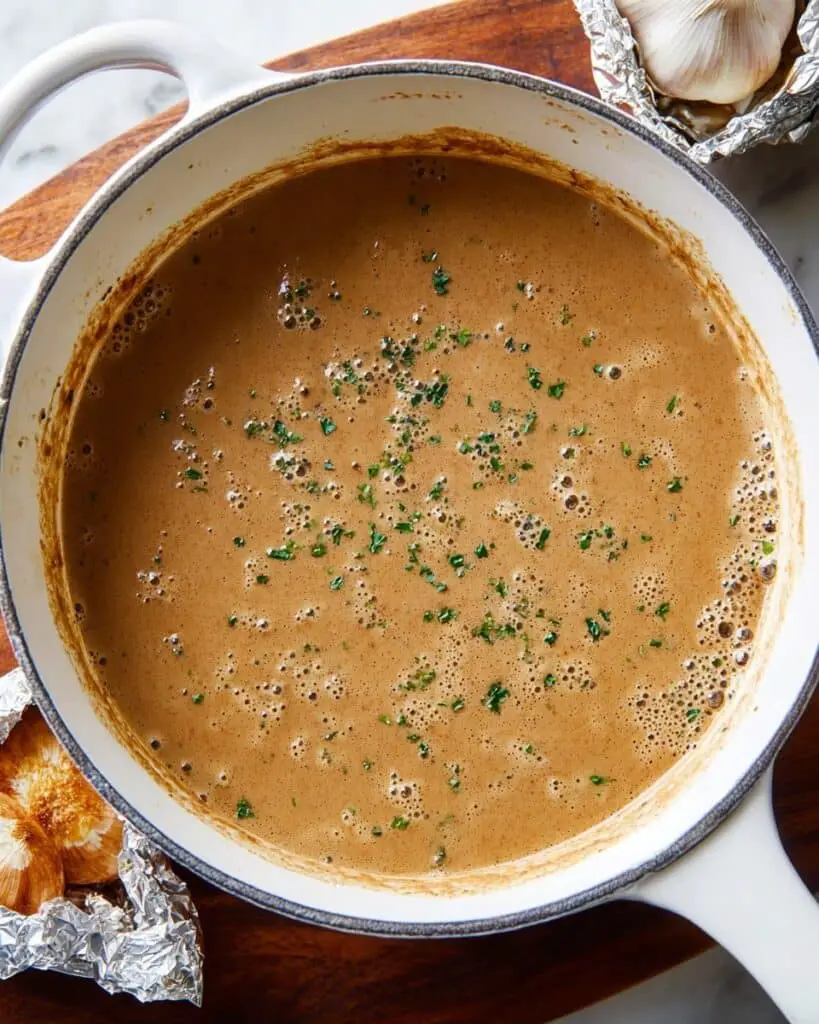 Asiago Roasted Garlic Cauliflower Soup Recipe