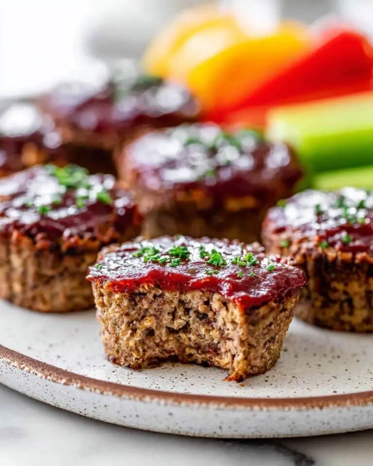 BBQ Meatloaf Muffins with Beef and Quinoa Recipe