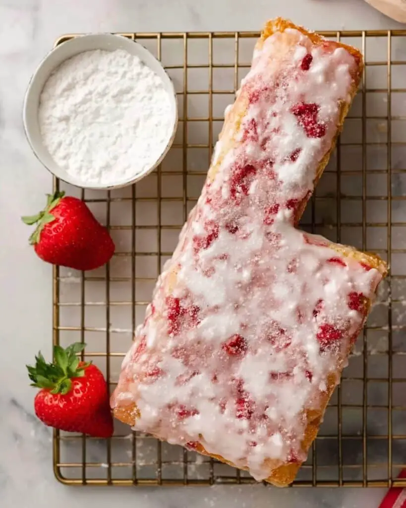 Sweet Raspberry Jam-Filled Focaccia with Icing Recipe