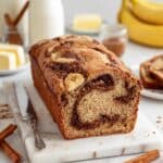 Cinnamon Swirled Banana Bread Recipe