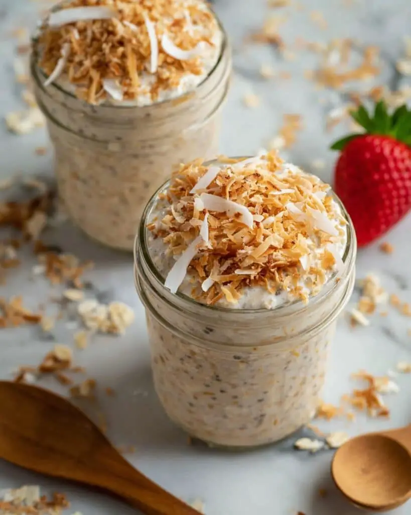 Coconut Cream Pie Overnight Oats Recipe