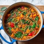 Mediterranean Lentil and Orzo One-Pot Dinner Recipe