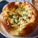 Spinach and Cheese Egg Soufflé Recipe