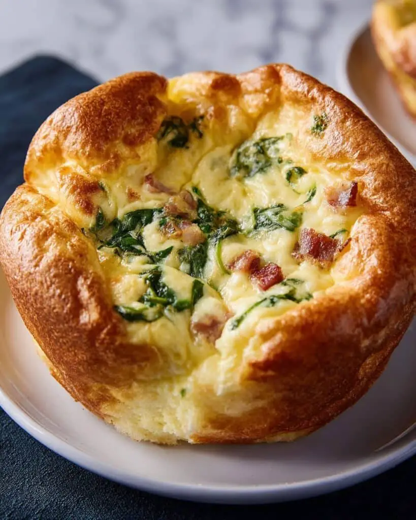 Spinach and Cheese Egg Soufflé Recipe