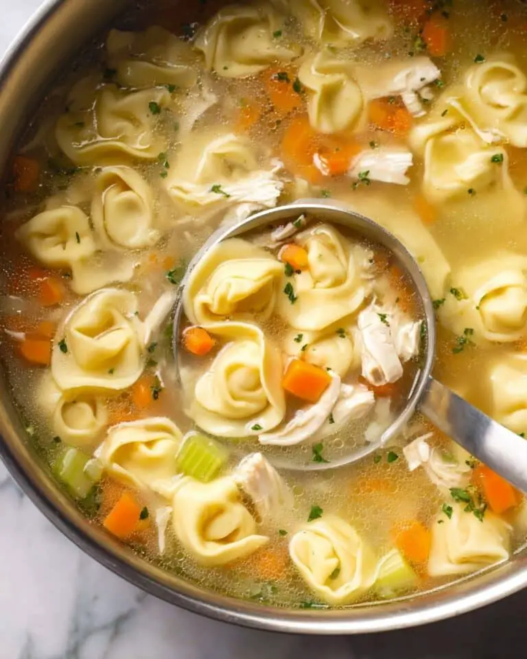 Easy Chicken Tortellini Soup Recipe