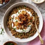 Mujadara with Caramelized Onions and Herbs Recipe