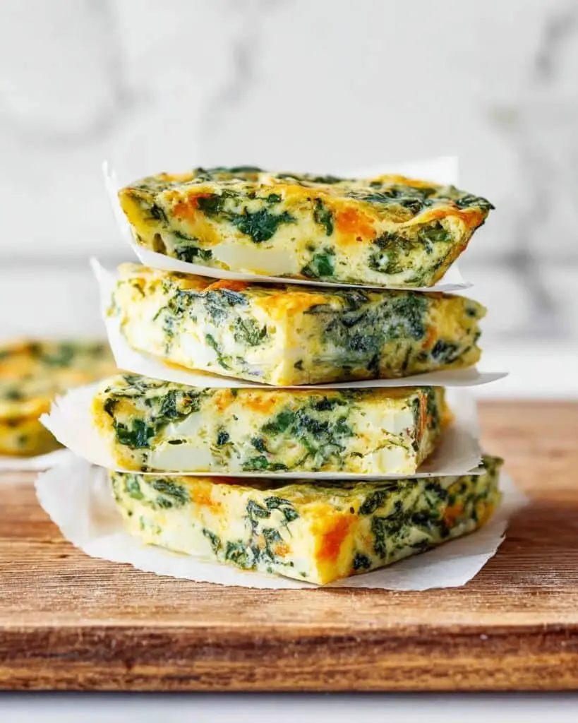 Baked Spinach Zucchini Frittata Fingers {Baby-Friendly} Recipe