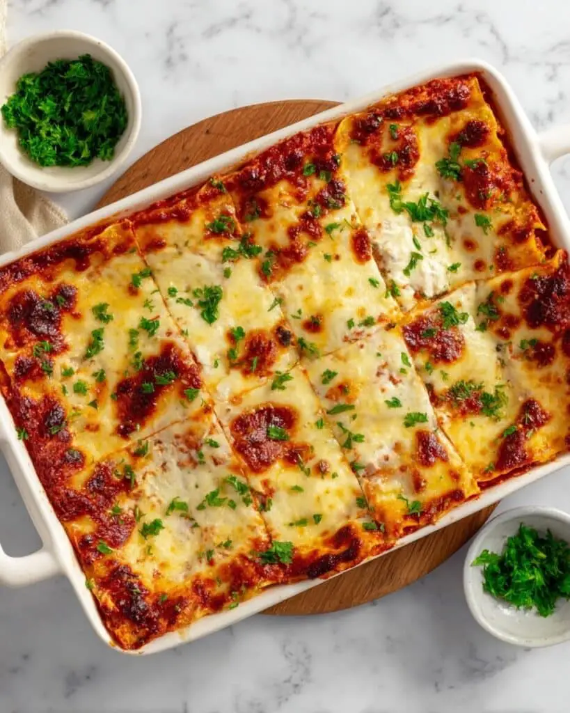 Vegetable Cottage Cheese Lasagna Recipe