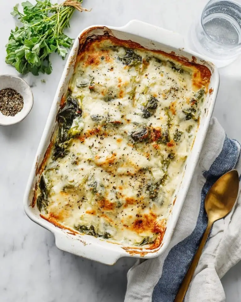 Quick-Baked Spinach Artichoke Chicken Casserole Recipe