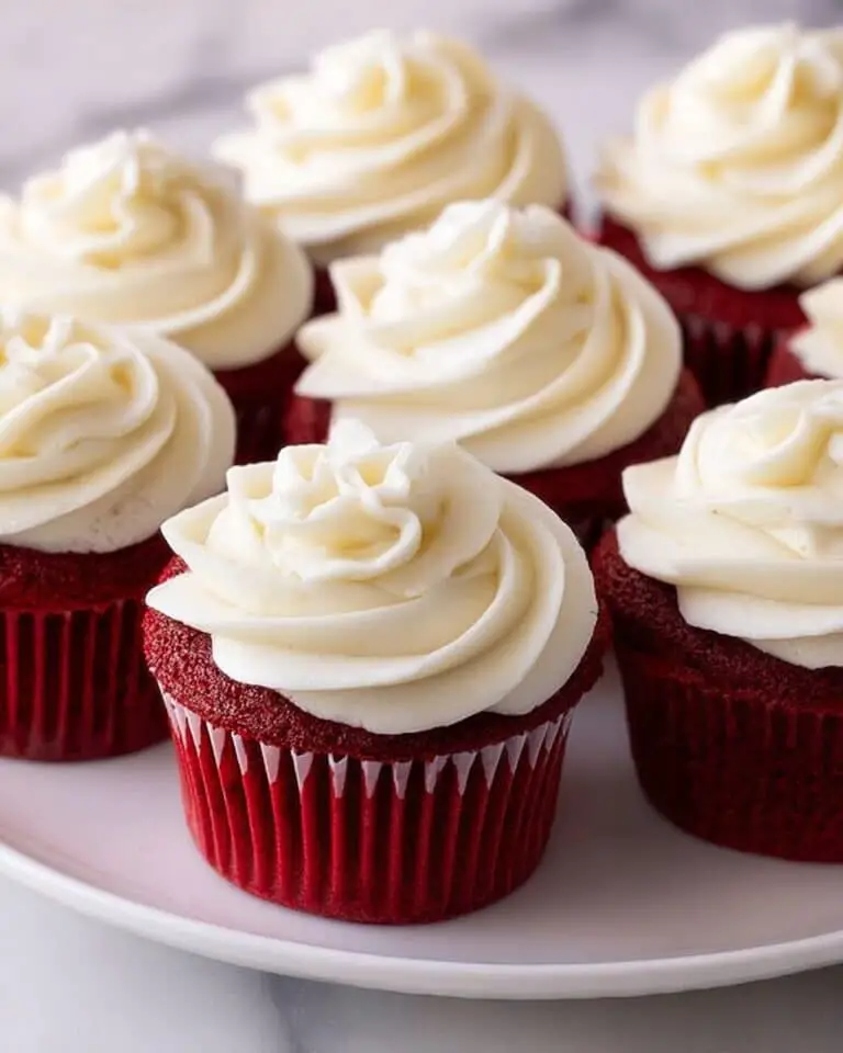 Red Velvet Cupcakes with Cream Cheese Frosting Recipe