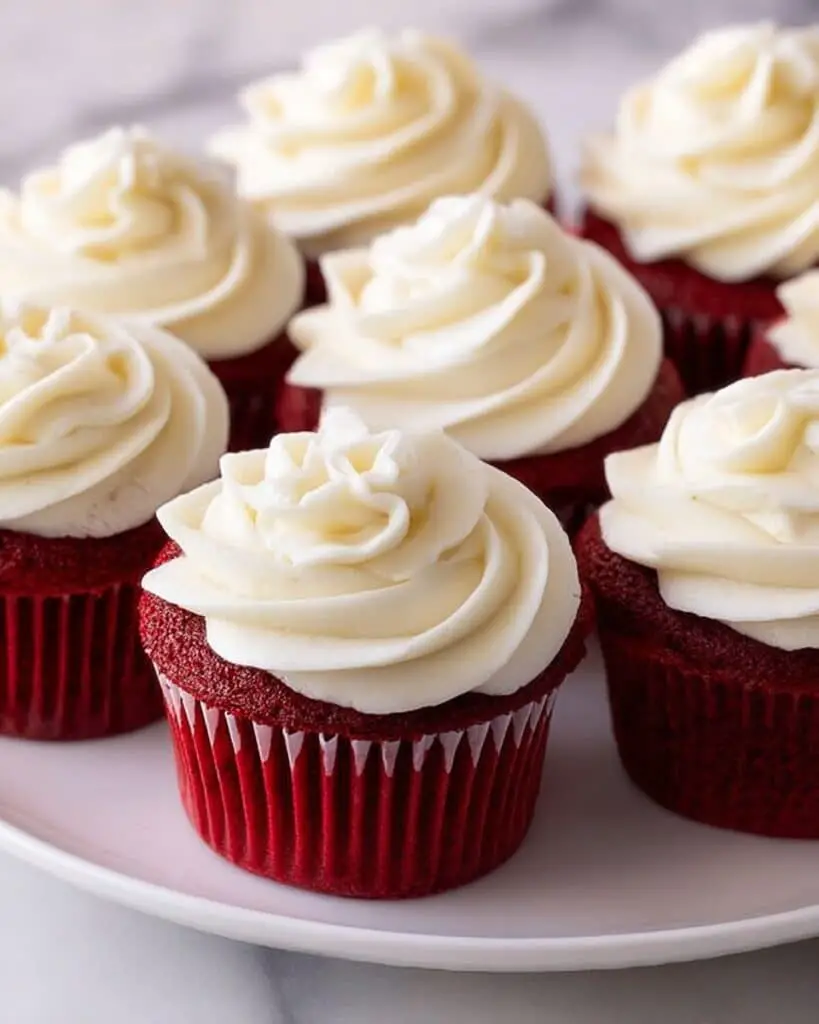 Red Velvet Cupcakes with Cream Cheese Frosting Recipe
