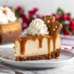 Gingerbread Cheesecake with Butterscotch Sauce and Whipped Cream Recipe