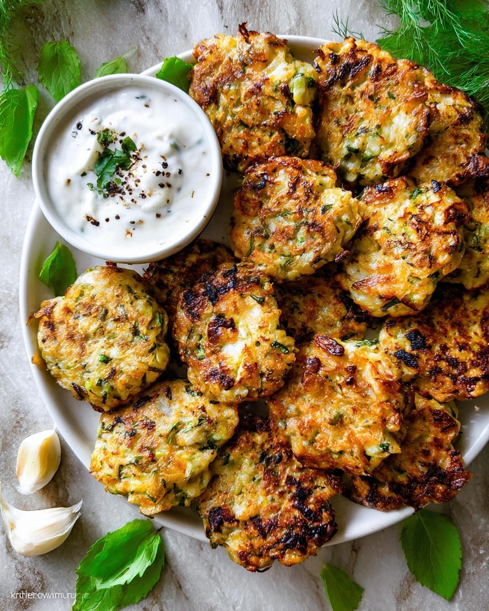 Chicken and Zucchini Fritters Recipe