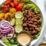 Healthy Burger Bowls with Special Sauce Recipe
