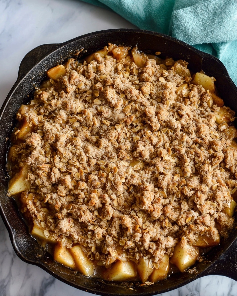 Sourdough Apple Crisp with Caramel Sauce Recipe