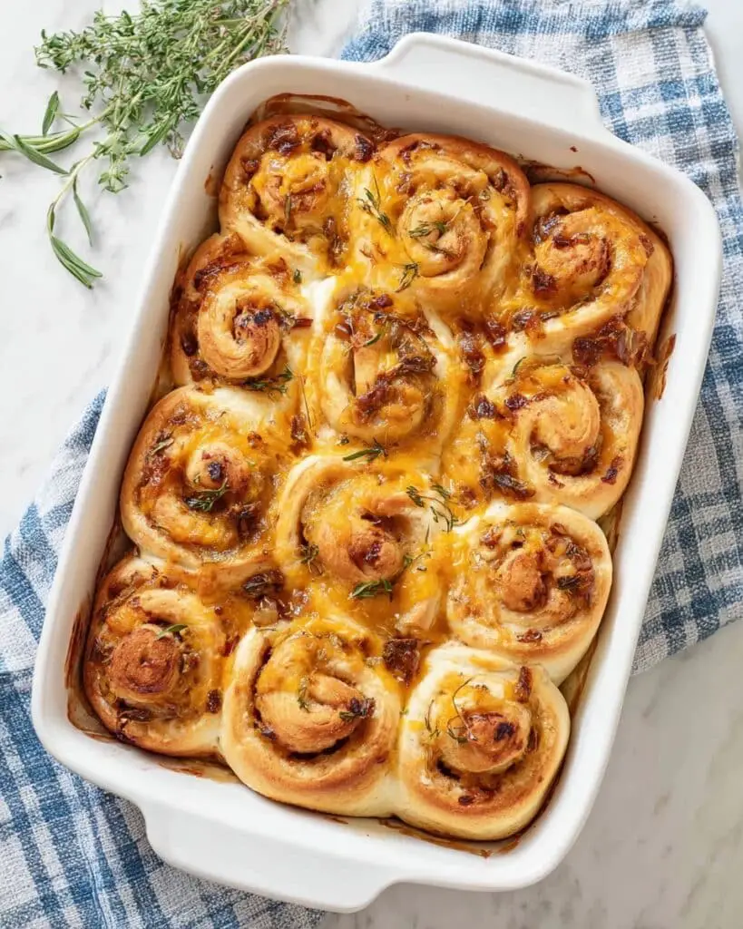 Sourdough Herb and Cheese Rolls Recipe