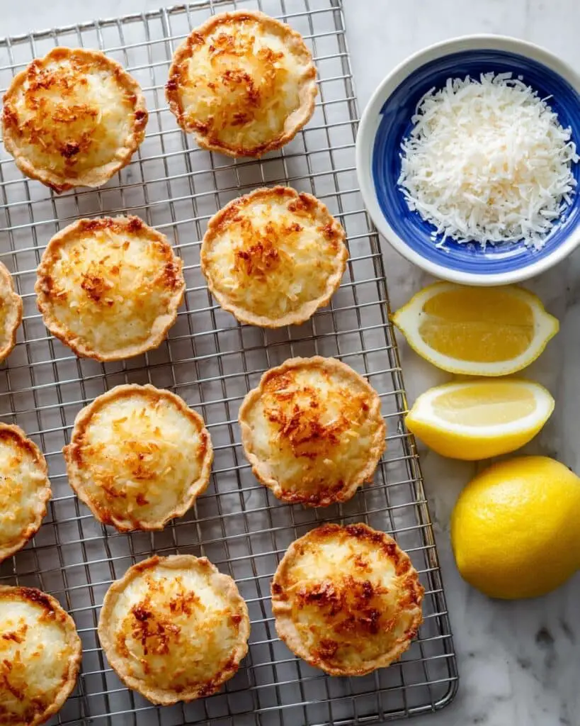 Hong Kong Style Coconut Lemon Tarts Recipe