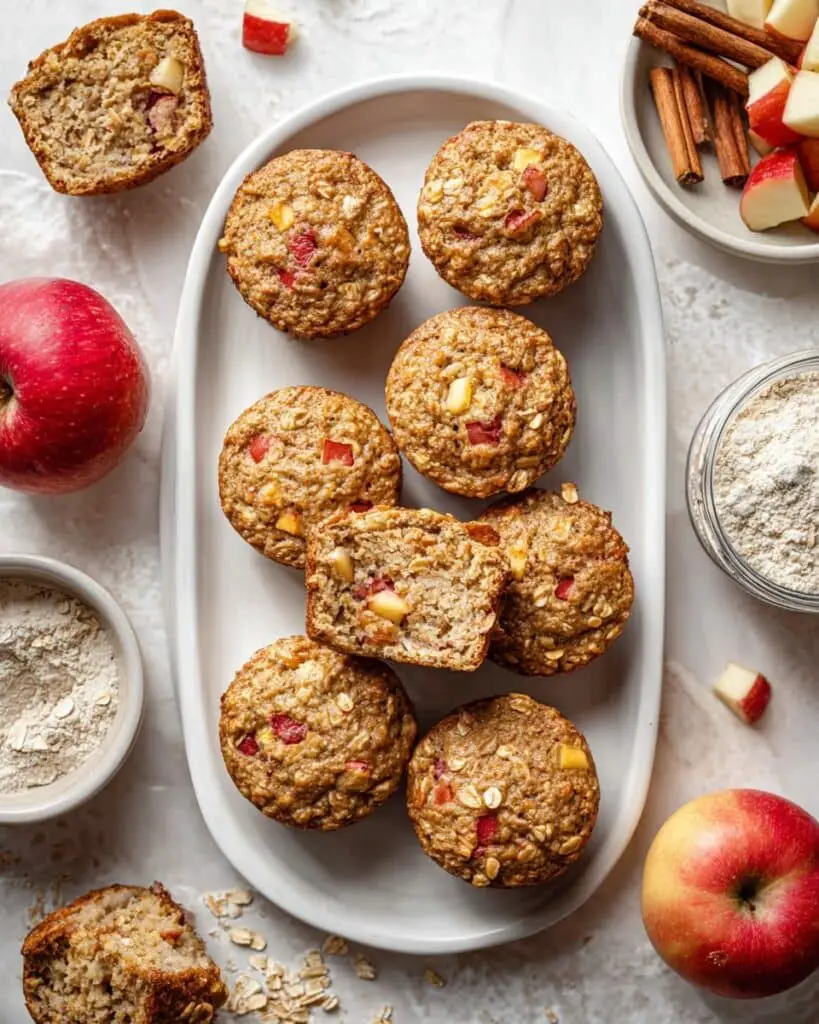 Apple Cinnamon Protein Muffins Recipe