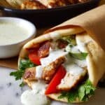 Chicken Shawarma with Garlic Sauce Recipe
