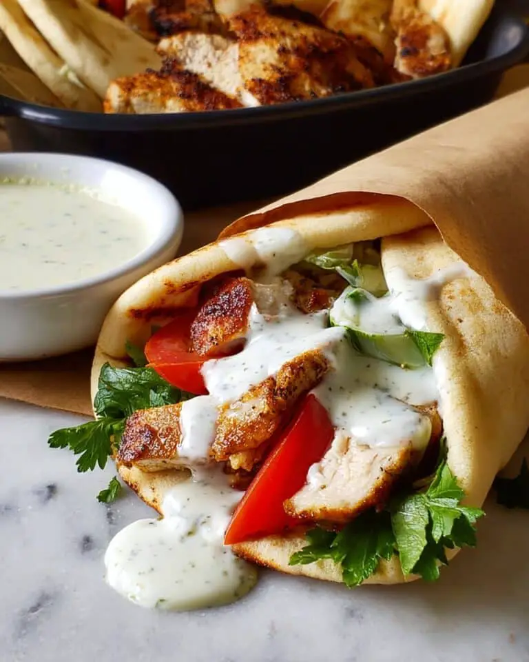 Chicken Shawarma with Garlic Sauce Recipe