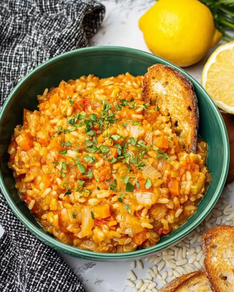 Lahanorizo (Greek Rice with Cabbage) Recipe