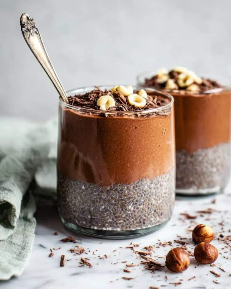 Chocolate and Salted Date Caramel Chia Pudding Recipe