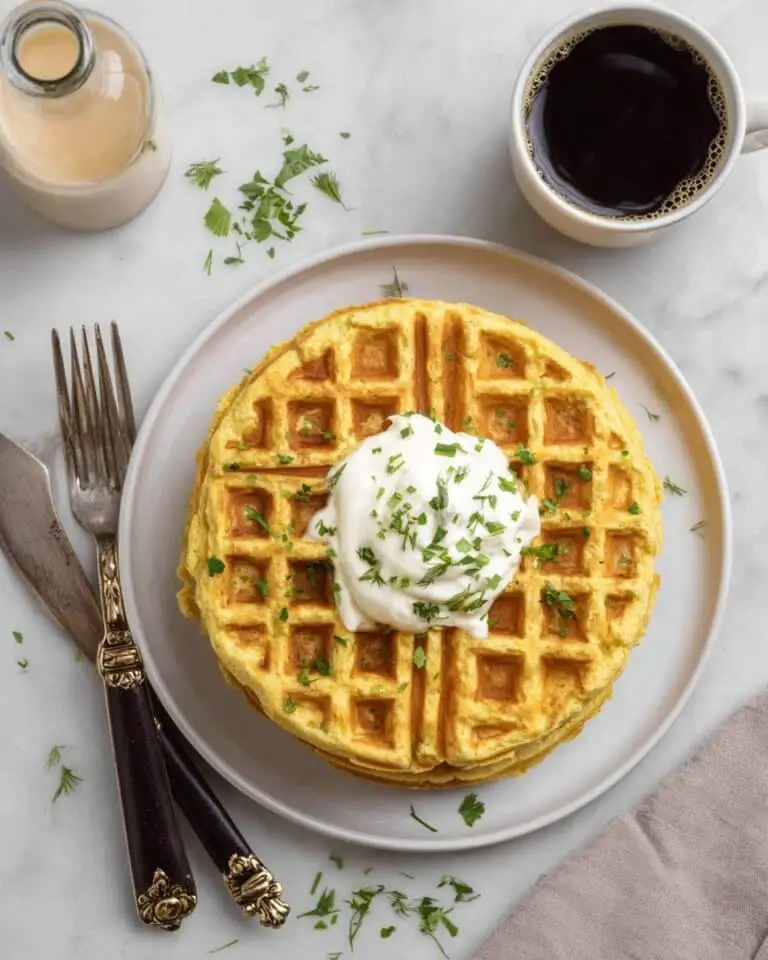 Chickpea Flour Waffles Recipe