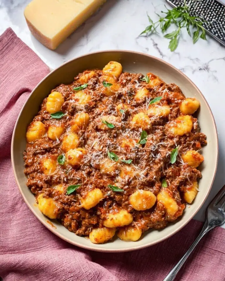 Gnocchi Bolognese Recipe