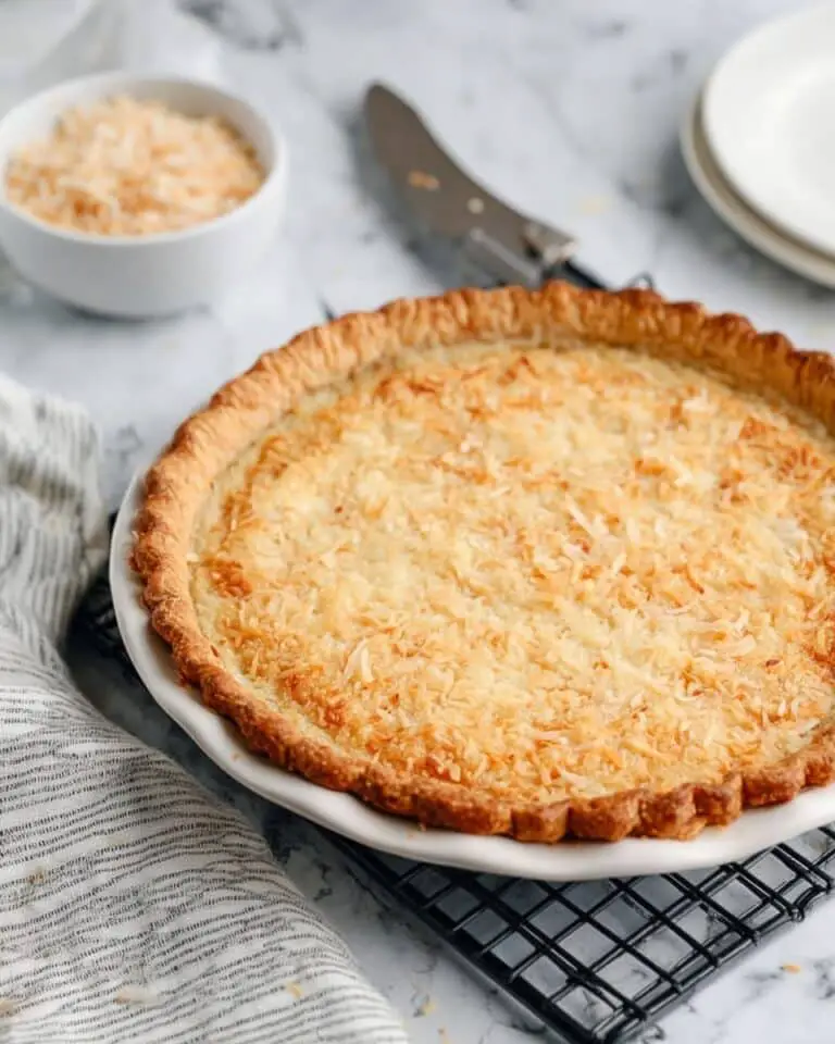 Coconut Custard Pie Recipe