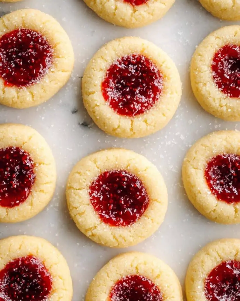 Soft and Buttery Raspberry Thumbprint Cookies Recipe