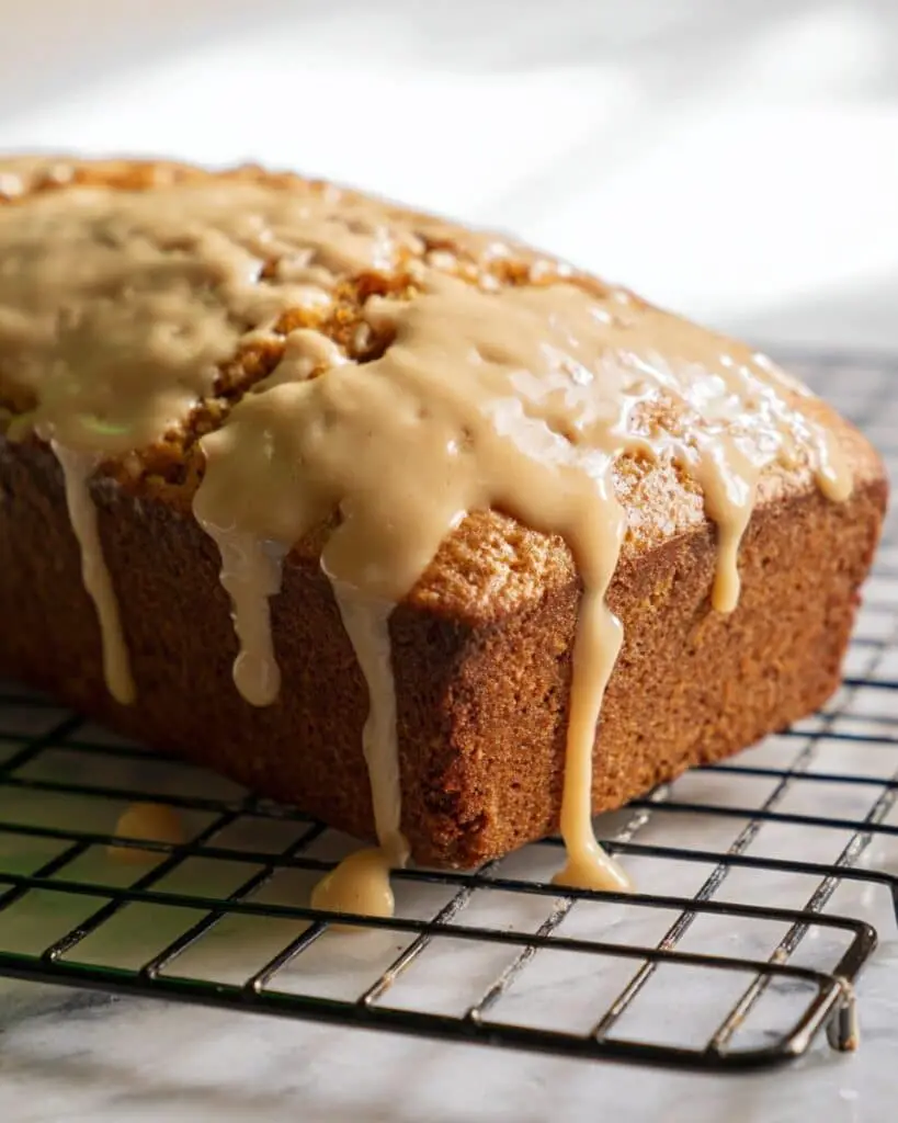 Coffee Banana Bread with Coffee Glaze Recipe