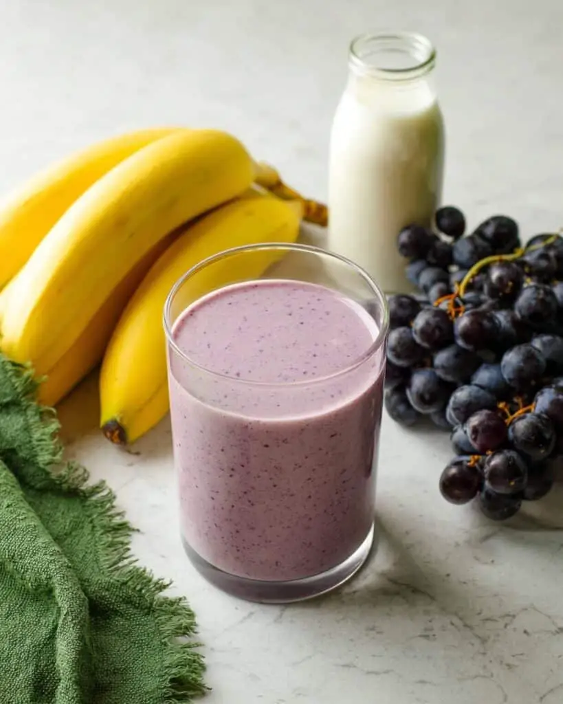 Refreshing Grape Banana Smoothie Recipe