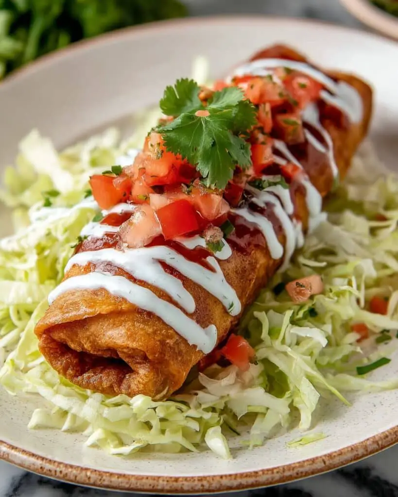 Shredded Beef Chimichangas Recipe