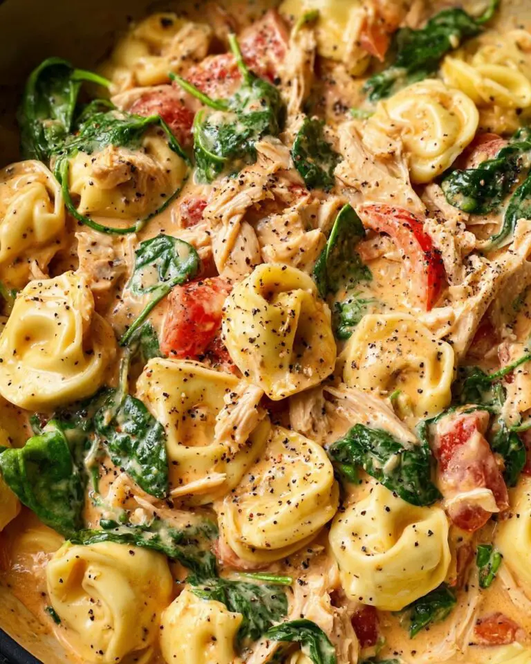 One Pan Tortellini with Chicken Recipe