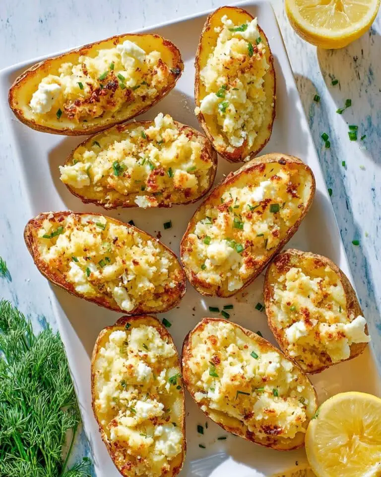 Greek Twice-Baked Potatoes Recipe