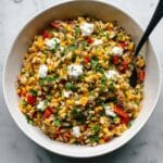 Mexican Street Corn Orzo Pasta Salad Recipe