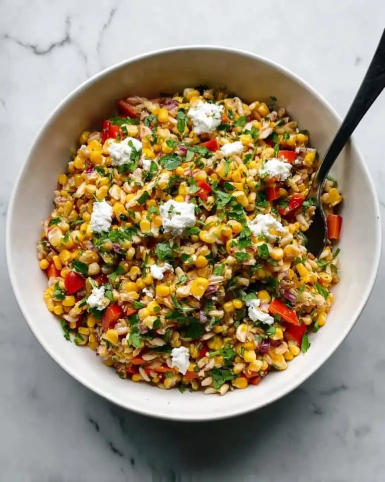 Mexican Street Corn Orzo Pasta Salad Recipe