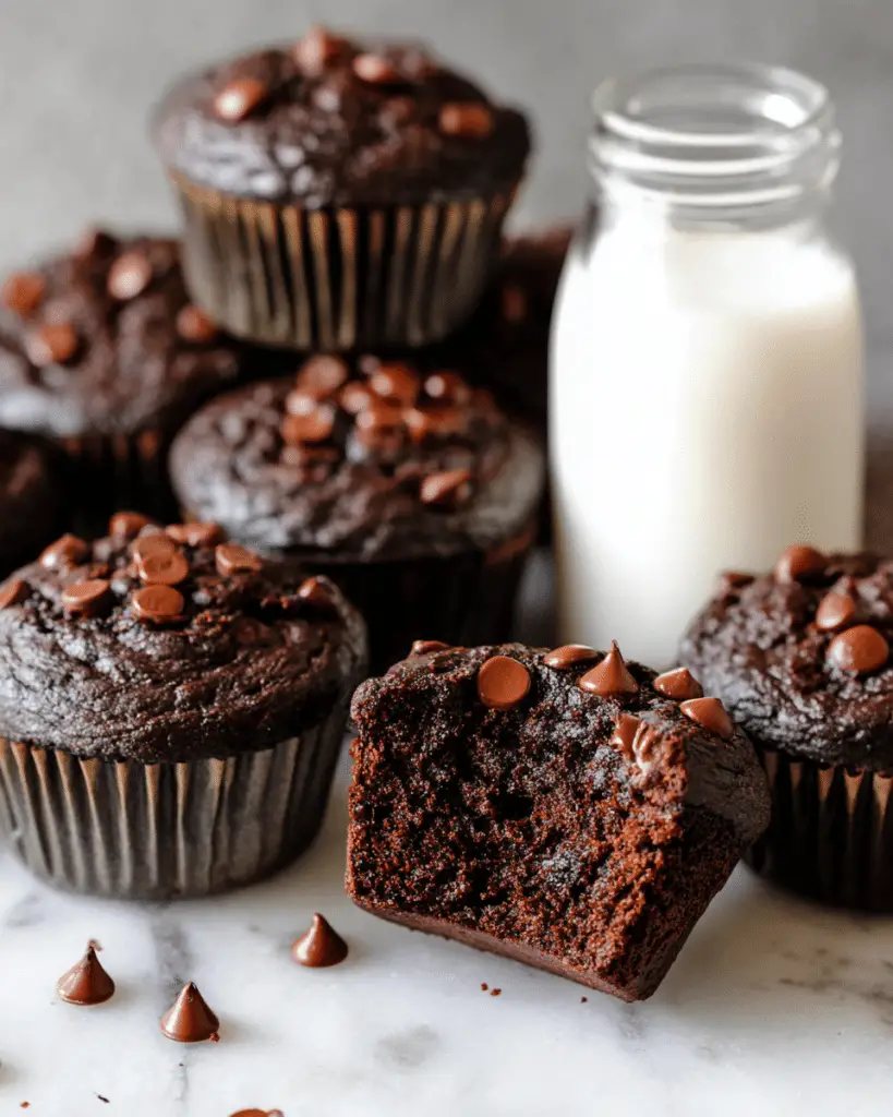 Chocolate Vegetable Muffins Recipe