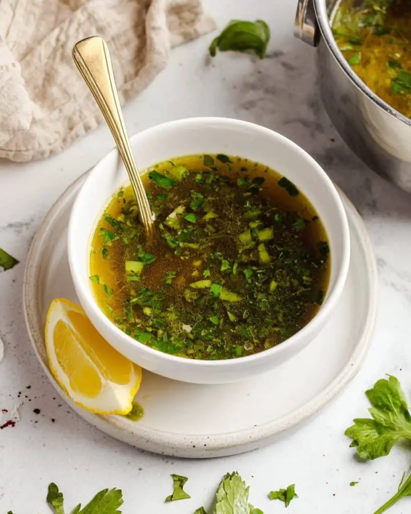 Cilantro Lemon Soup Recipe