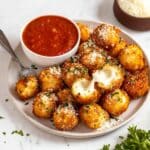Fried Cheese Balls: Easy Mozzarella Balls with Crispy Panko Coating Recipe