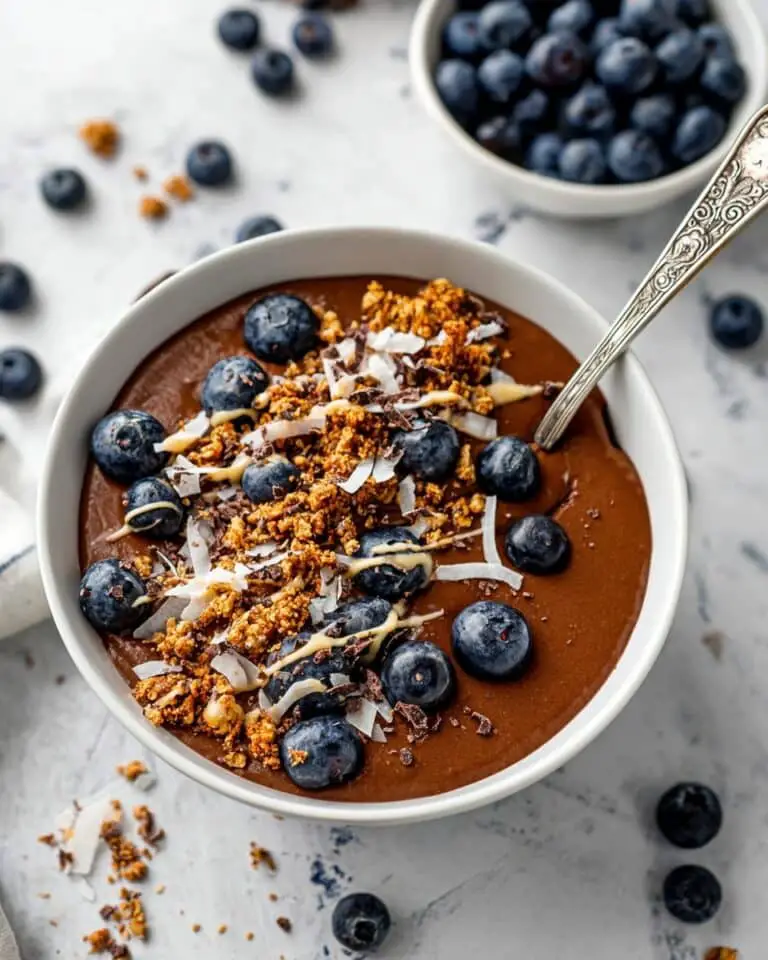 Vegan Chocolate Protein Smoothie Bowl Recipe