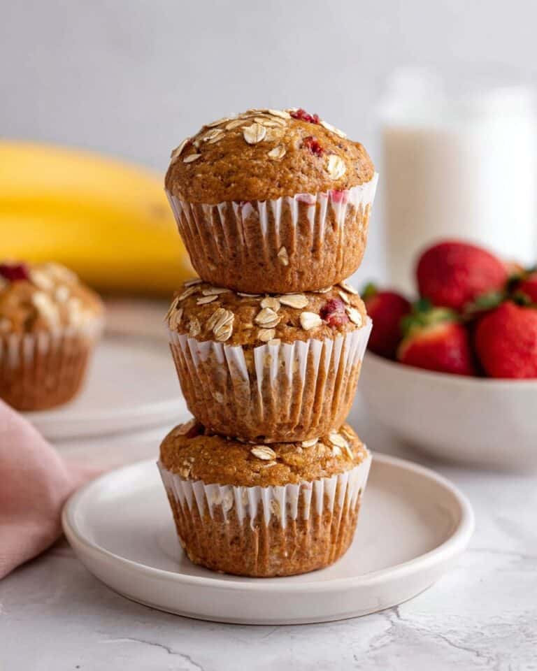 Strawberry Banana Muffins Recipe