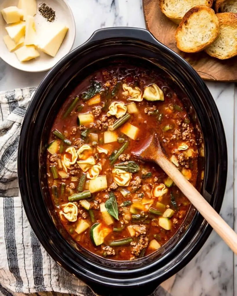 Crockpot Minestrone Soup Recipe