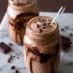 Chocolate Protein Shake with Banana and Nut Butter Recipe