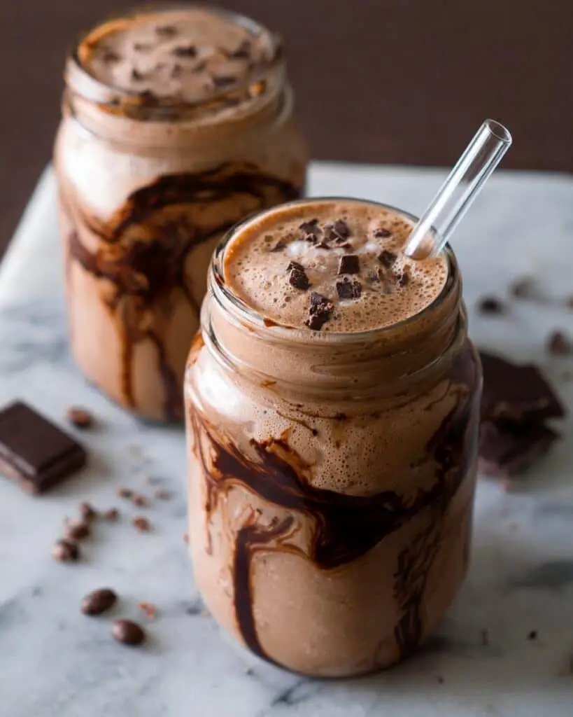 Chocolate Protein Shake with Banana and Nut Butter Recipe