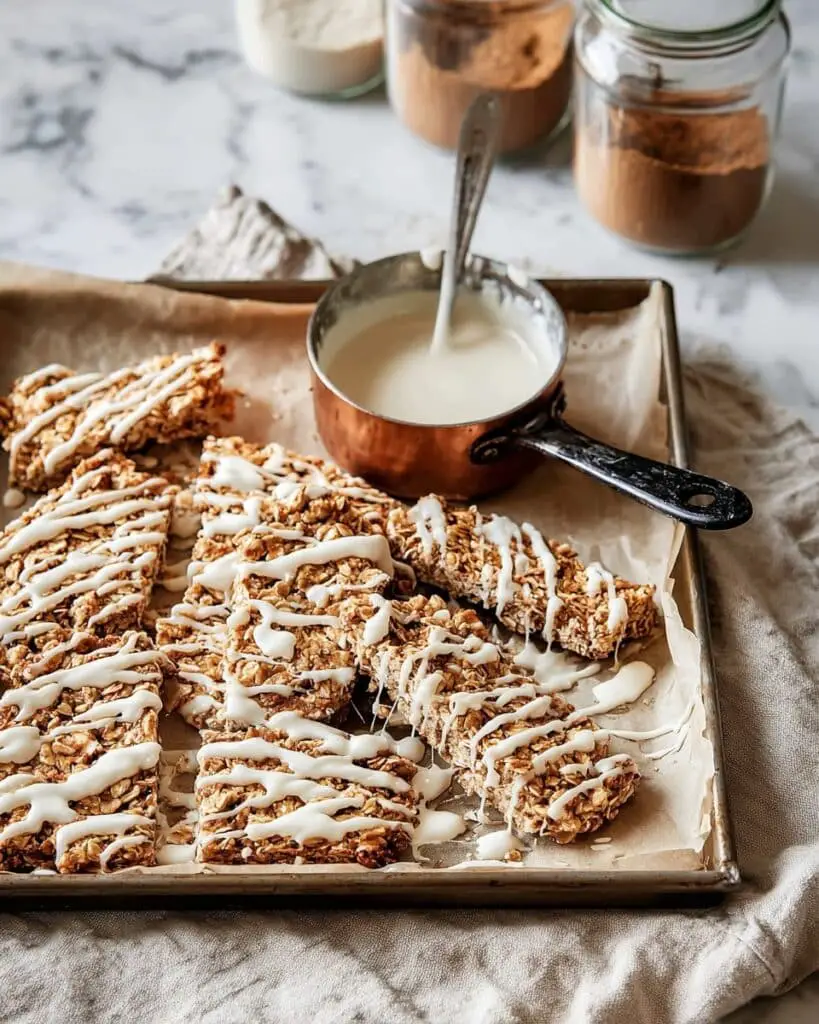 Cinnamon Roll Granola Clusters Recipe