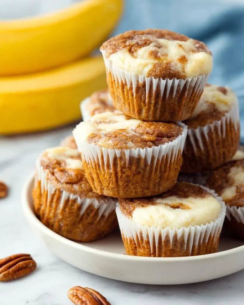 Cream Cheese Banana Muffins Recipe