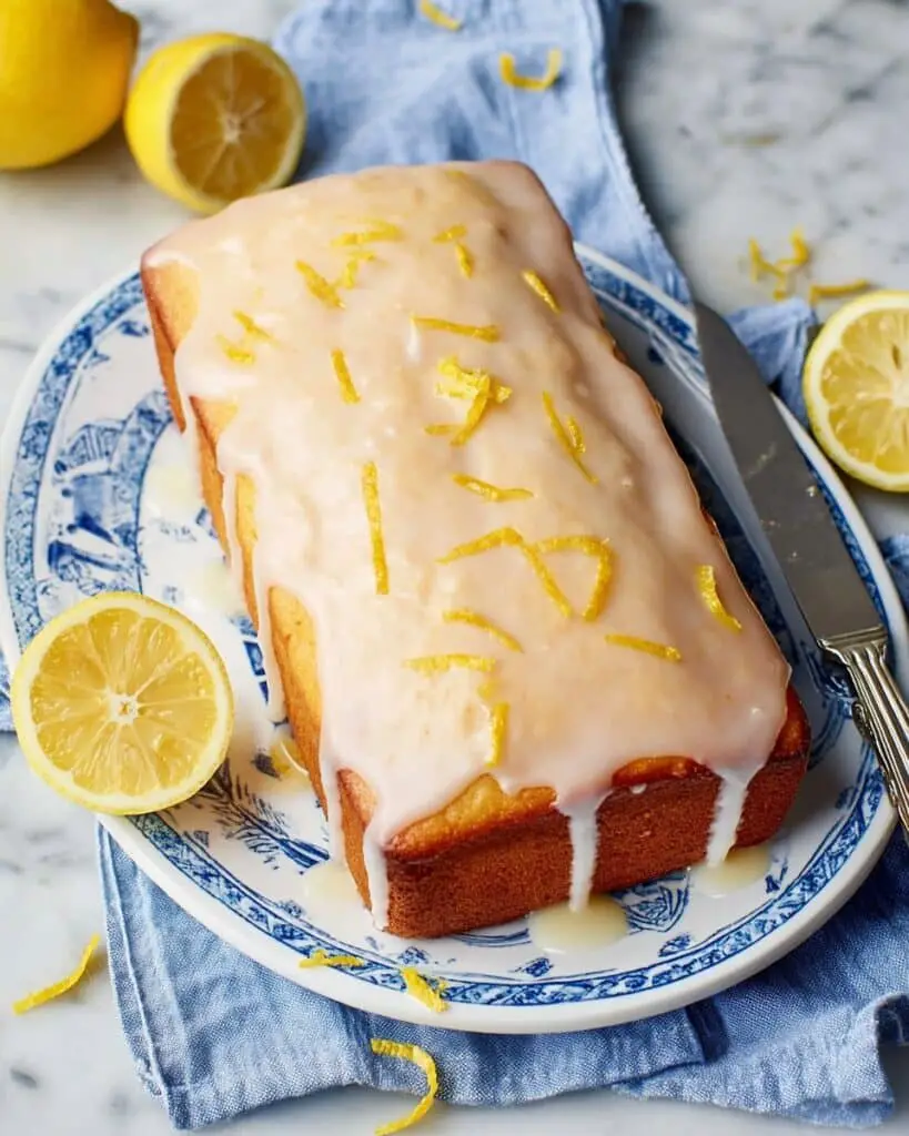 Lemon Yogurt Cake with Lemon Glaze Recipe